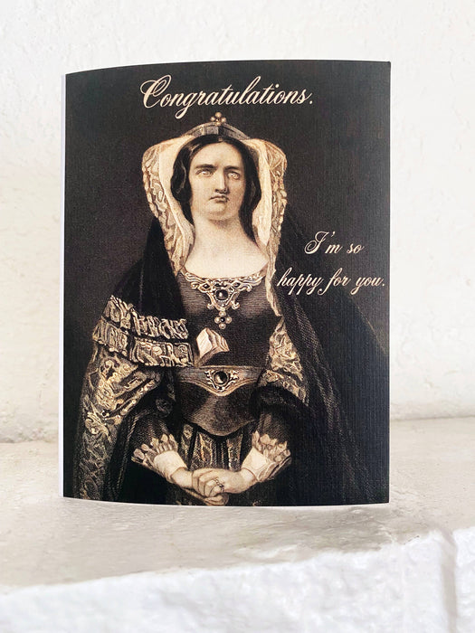 So Happy for You Funny Congratulations Card