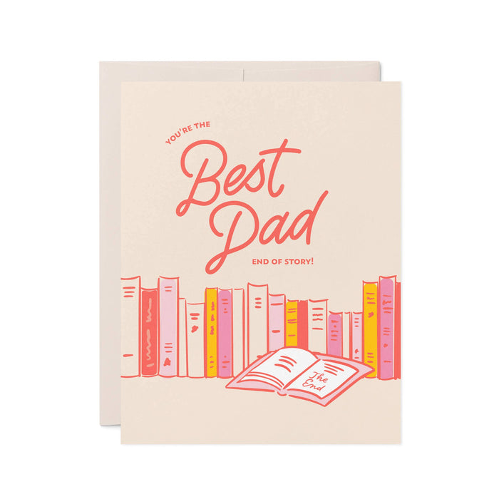 Best Dad | Book Lover Father's Day Card