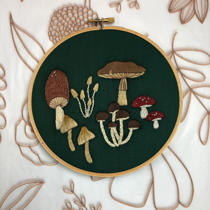 DIY Embroidery Pattern - Mushroom Designs