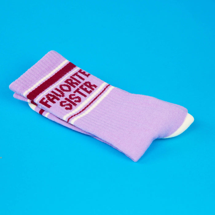 Favorite Sister Gym Crew Socks