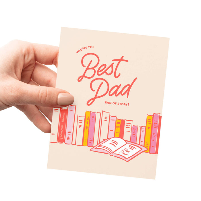 Best Dad | Book Lover Father's Day Card