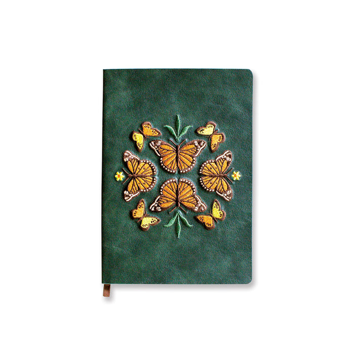 Butterfly Dance Embroidered Journal