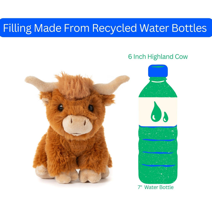 Wild Onez Highland Cow  6" (15cm)