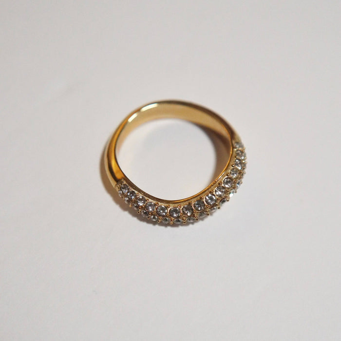 Wavy Pave Ring