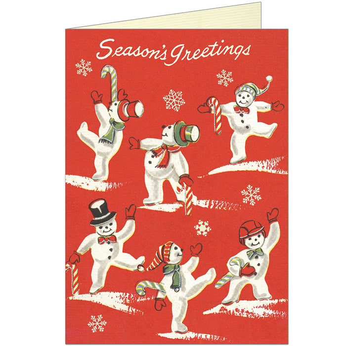 Snowmen Seasons Greetings Card