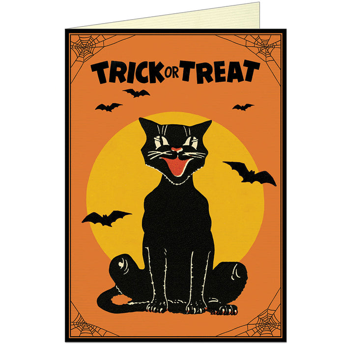 Trick Or Treat Cat Card