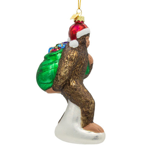 Noble Gems Glass Bigfoot Ornament