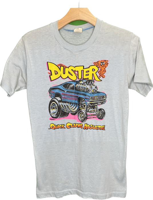 XS/S Duster Quick Claims Adjuster Racing T-Shirt