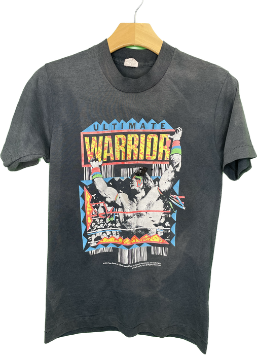 XS/S Ultimate Warrior Wrestling Single Stitch Faded Distressed T-Shirt