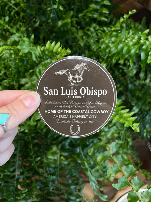 San Luis Obispo Coastal Cowboy Sticker
