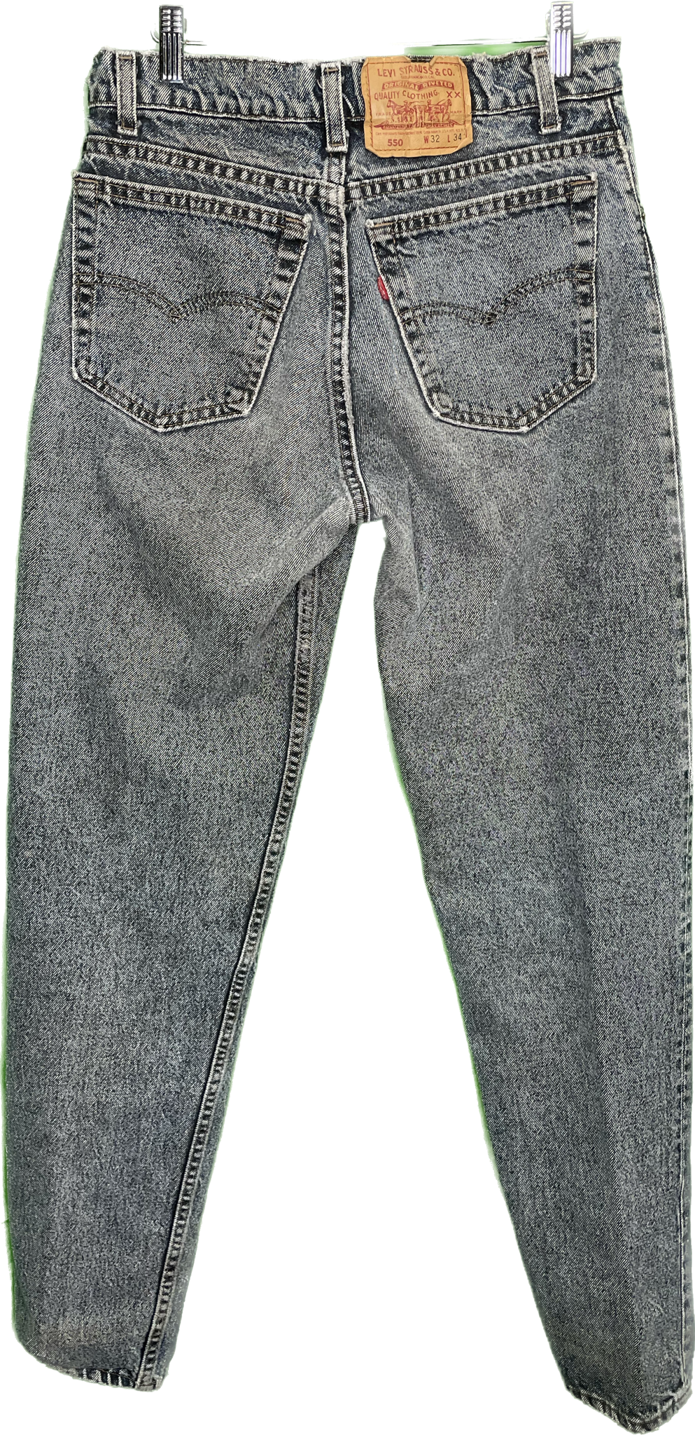 Vintage W31” L35” Levis Wash Denim Jeans — Blackwater