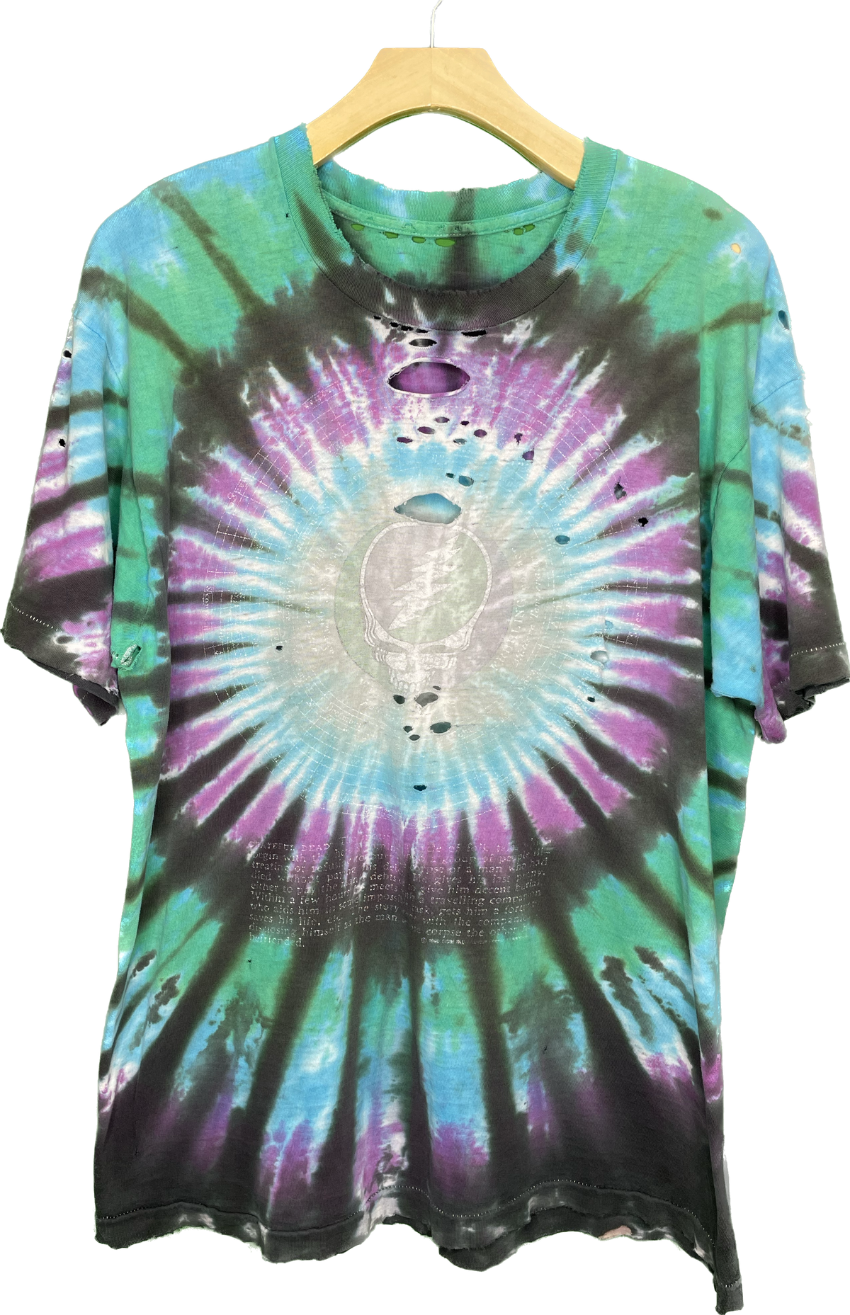 M/L Vintage Grateful Dead 90s Tie Dye Distressed Single Stitch T