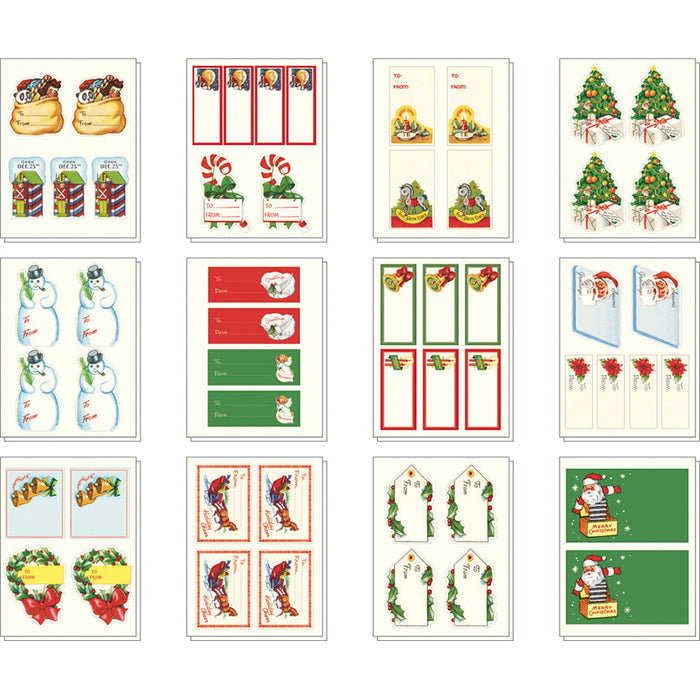 Vintage Christmas Stickers
