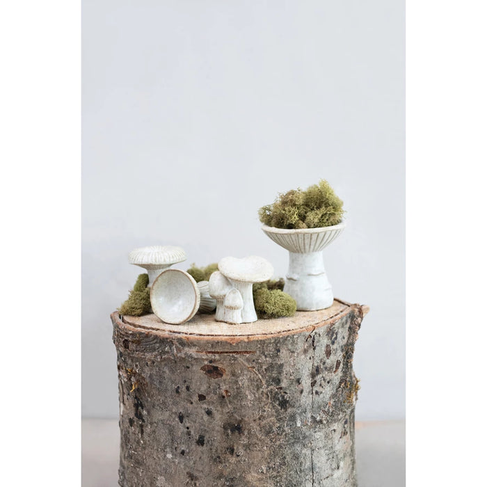 Stoneware Mushroom Decor