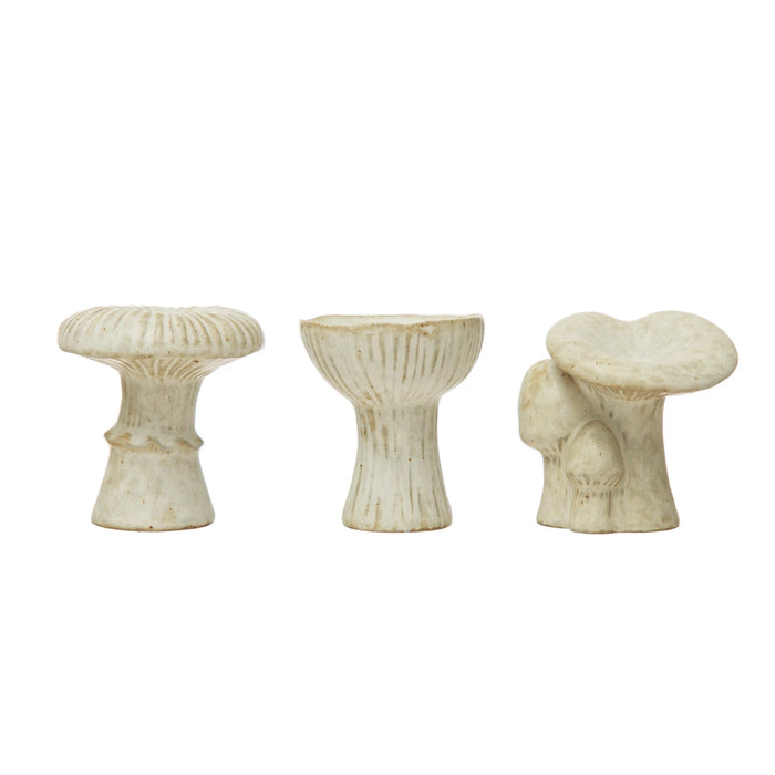 Stoneware Mushroom Decor