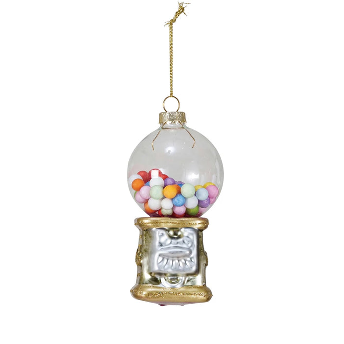 Glass Gumball Machine Ornament