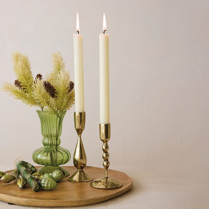 Hand-Forged Brass Taper Candle Holder