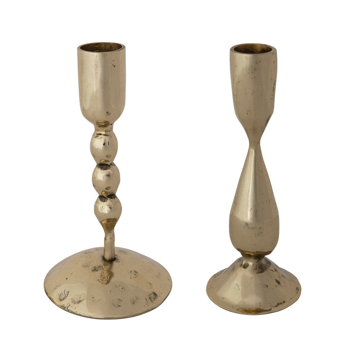 Hand-Forged Brass Taper Candle Holder