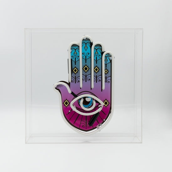 All Seeing Eye Large Acrylic Box Light with Graphic