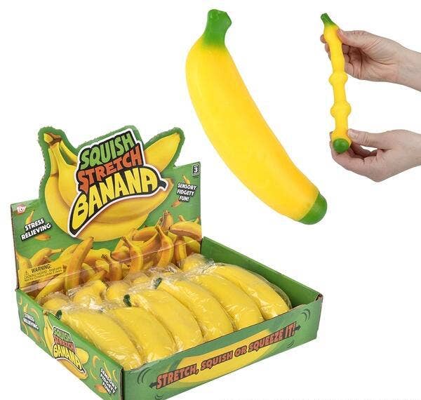 STRETCH AND SQUEEZE BANANA 5.5"
