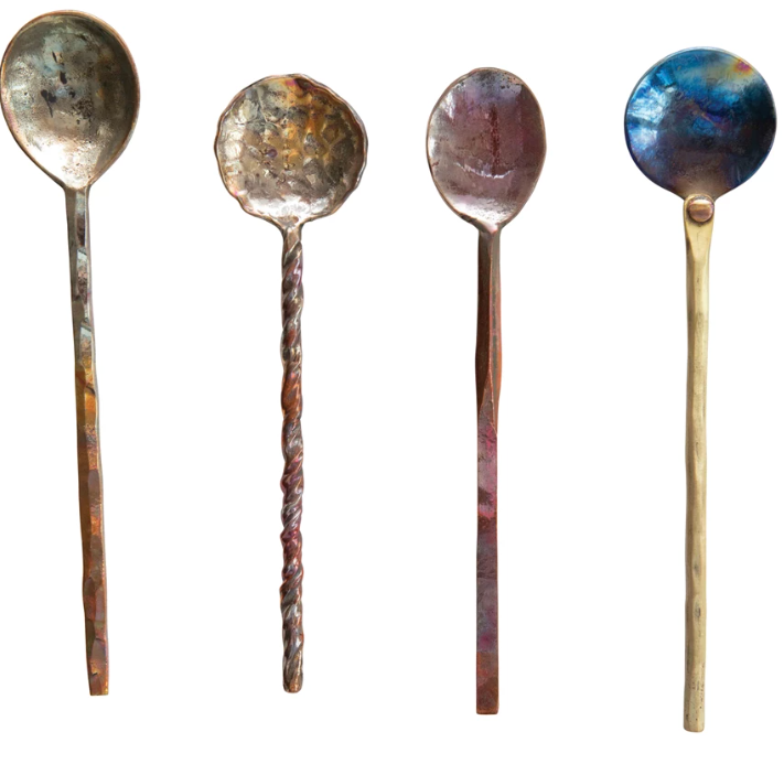 Hand-Forged Copper Spoons