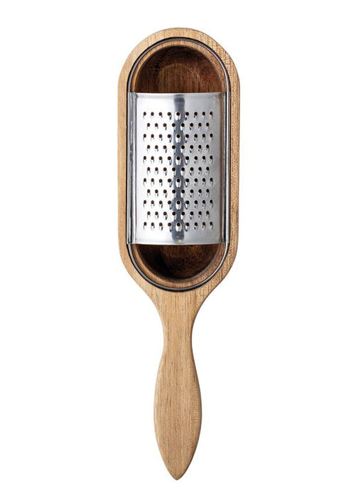 Acacia & Stainless Steel Grater