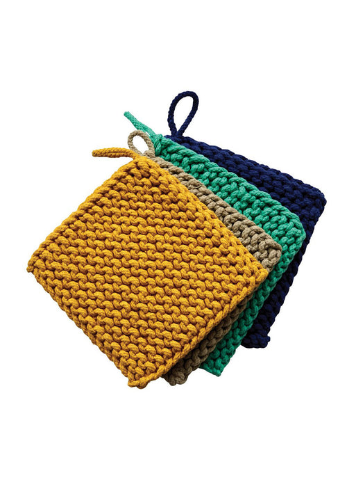 8" Square Crocheted Pot Holder