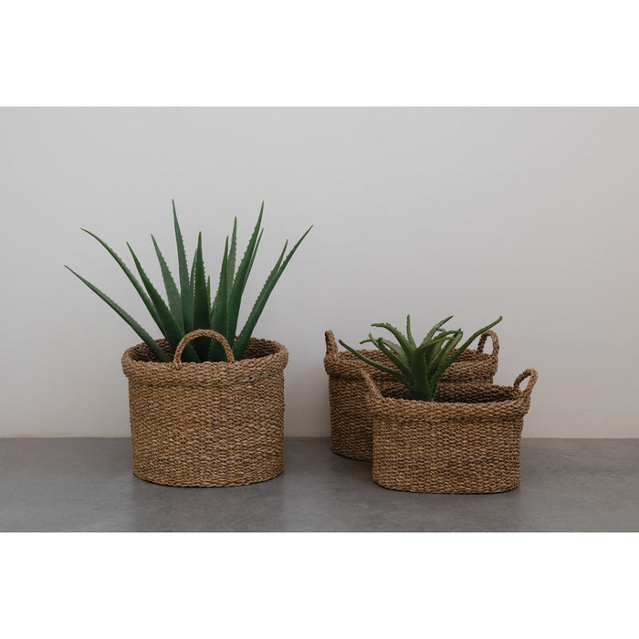 Voyage Oval Seagrass Basket