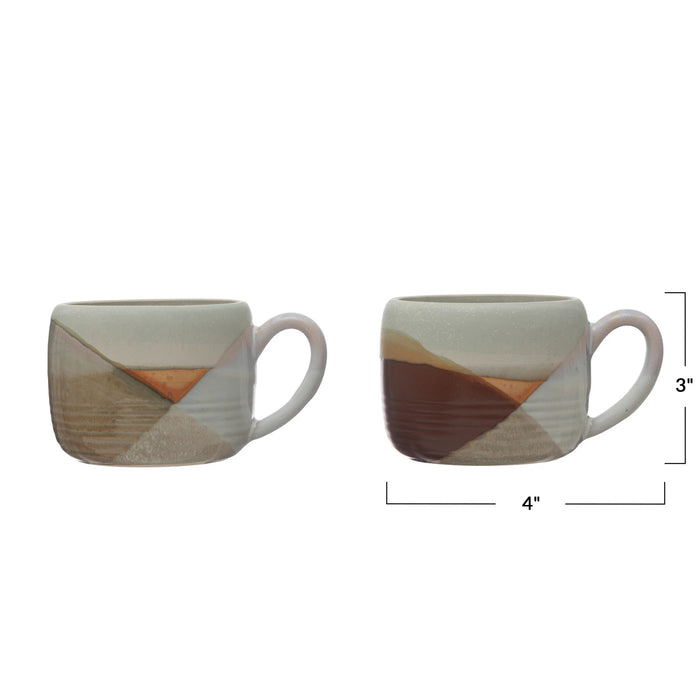 Stoneware Design Mug