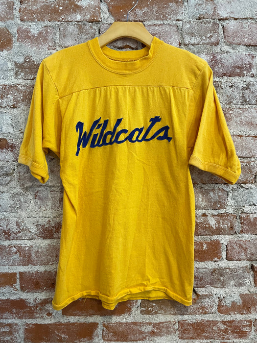 Vintage XS/S 80s Wildcats Pat Jersey Sewn Tee