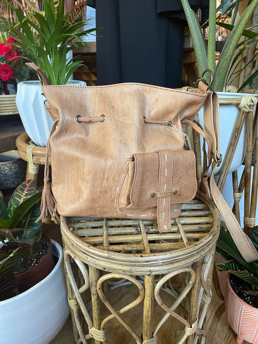 Genuine Leather Moroccan Pocket Bag