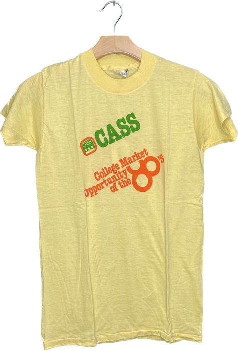 Vintage XS CASS Radio Paper Thin T-Shirt 80s
