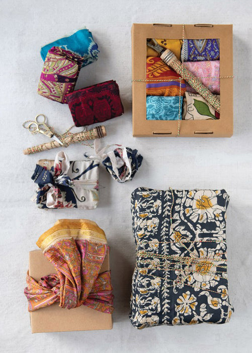 Vintage Silk Sari Wrapping Kit